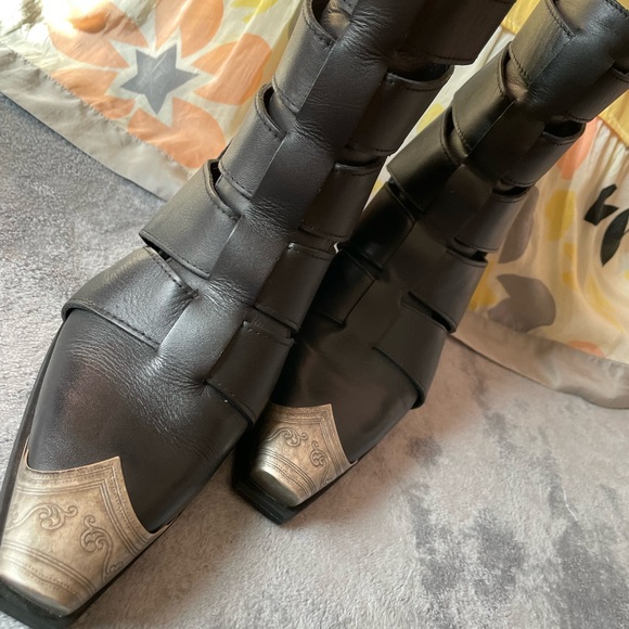 Free People Shoes - 71/2 Free people ,Elegant Black Leather Women's Boots